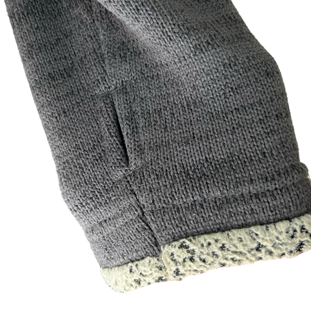 Kuhl Black Hooded Zip-Up Jacket with Light Gray Sherpa Lining - Picture 3 of 10